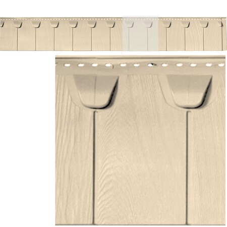 The Foundry 6in. W x 60in. L Transition Starter for Shapes to transition from vinyl Sdng Total 50 Ln. Ft., 10PK 2201176